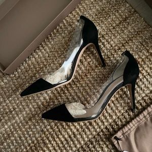 NWT Gianvito Rossi Plexi Pumps 85mm
